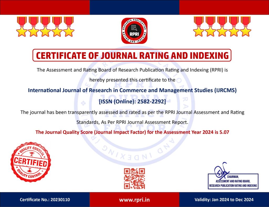 UGC approved journal IJRCMS